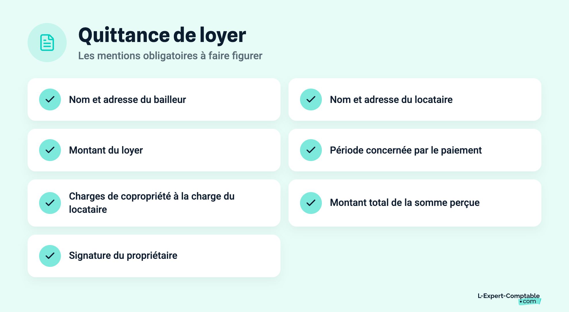 Quittance de loyer